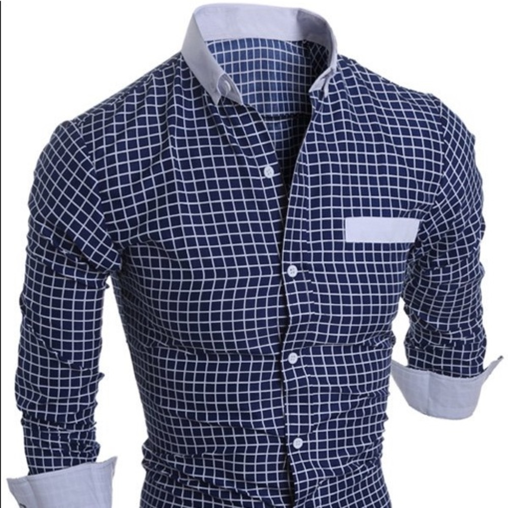 NWT Long Sleeve Casual Button-Down Shirt